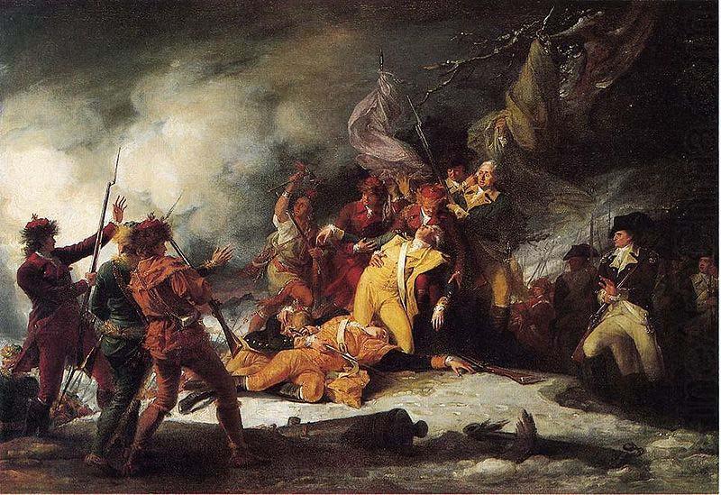 John Trumbull The Death of Montgomery in the Attack on Quebec china oil painting image